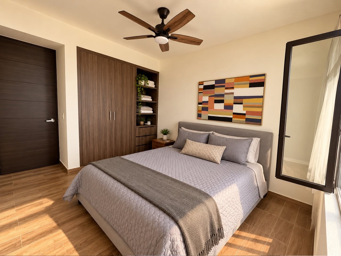 Third bedroom in Aleda C5 condo for sale in Playa del Carmen